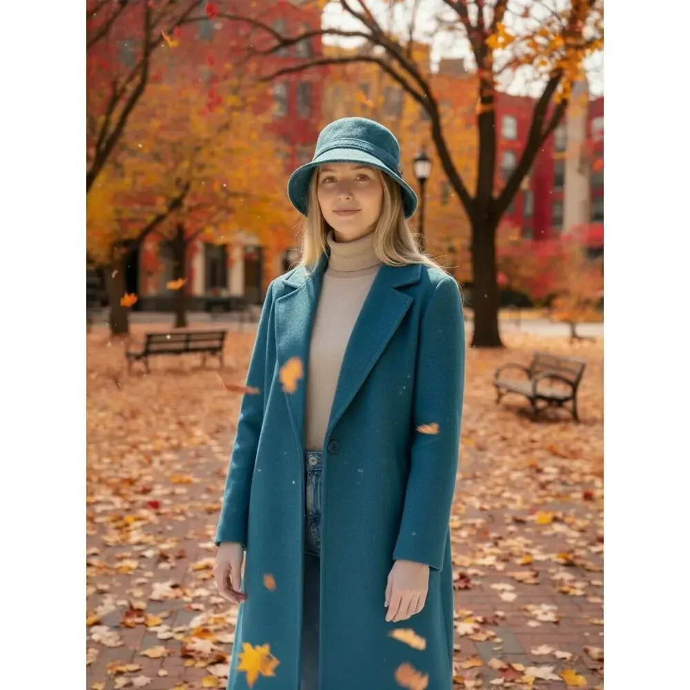 Y2K Coach F80696 Wool Crusher Hat Size M/L